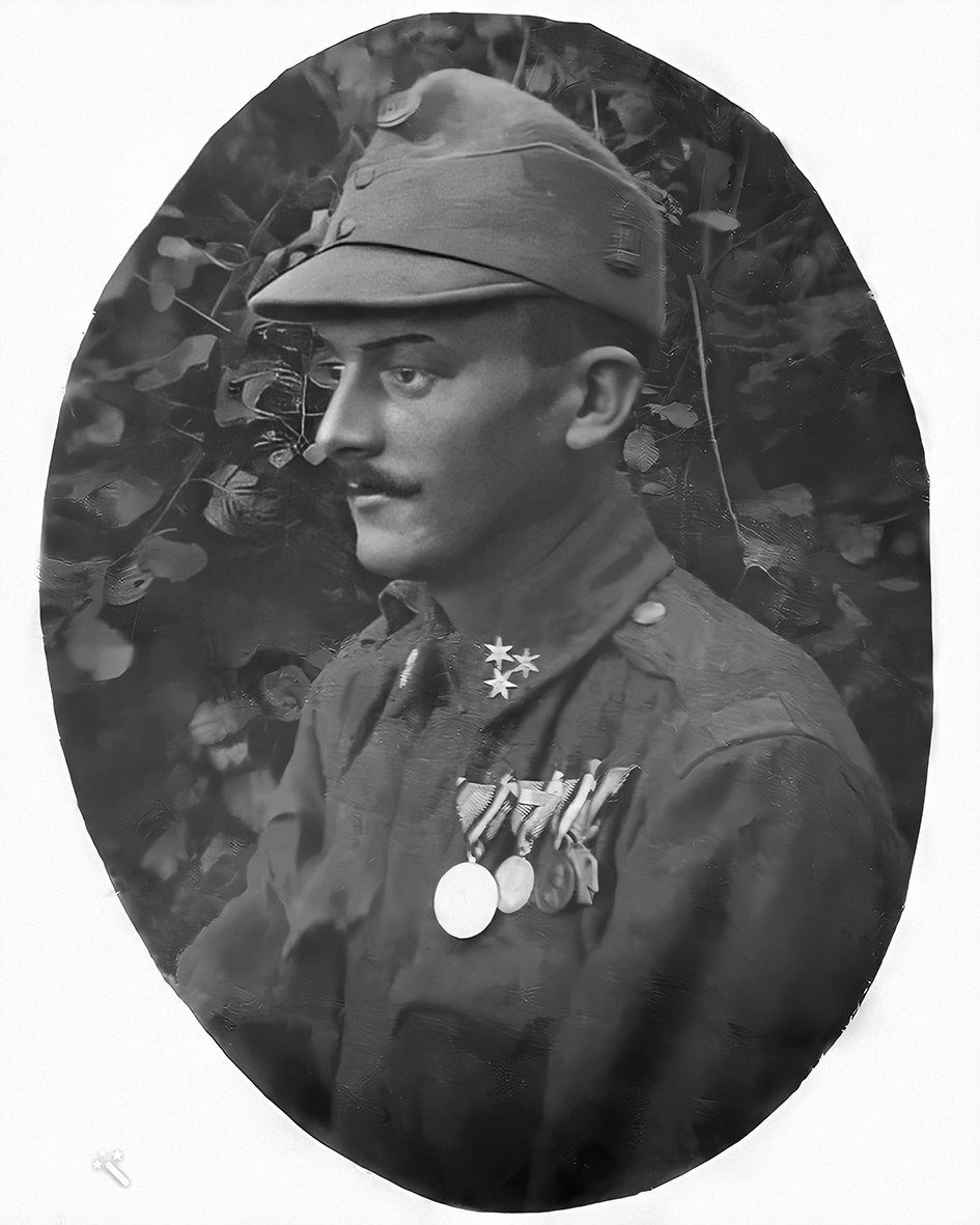 Anton Schmidt en uniforme, 1917–1918