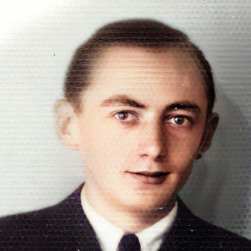 Johann «Hans» Schmidt, c. 1941–43, detalle coloreado